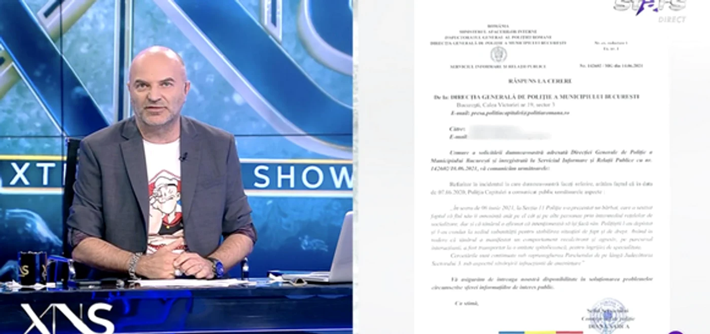 
    Dan Capatos a dat publicității integral documentul cu parafa insituțieifoto: Antena Stars  