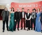 Echipa filmului la premiera de gală „Moromeții 3”: Vivi Drăgan Vasile, Andreea Chirițescu, Horațiu Mălăele, Alex Călin, Mara Bugarin, Stere Gulea, Olimpia Melinte și Tudor Giurgiu. FOTO: Larisa Baltă/Moromeții 3