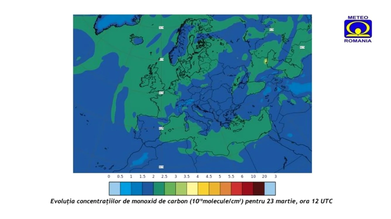 valori normale ale concentraţiilor de monoxid de carbon pentru perioada următoare