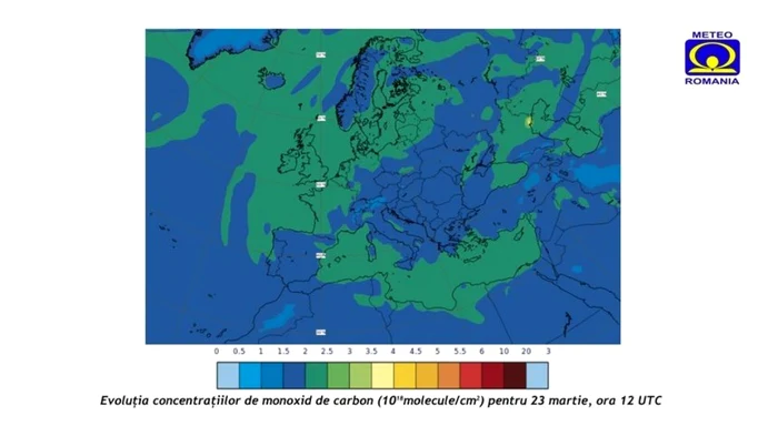 valori normale ale concentraţiilor de monoxid de carbon pentru perioada următoare