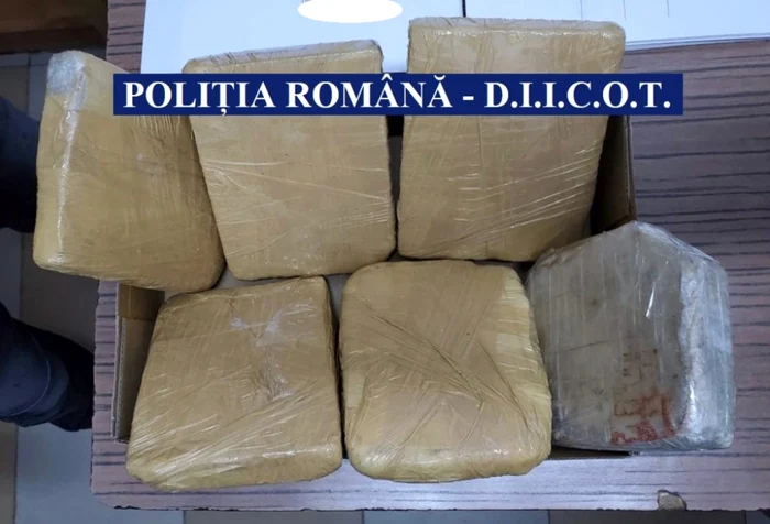 50 de kg de heroină transporta şogferul bulgar, cu o valoare de 1,5 milioane de euro Imagine: DIICOT