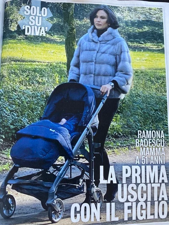 Imaginile cu Ramona Bădescu au apărut în Revista italiană Diva e Dona