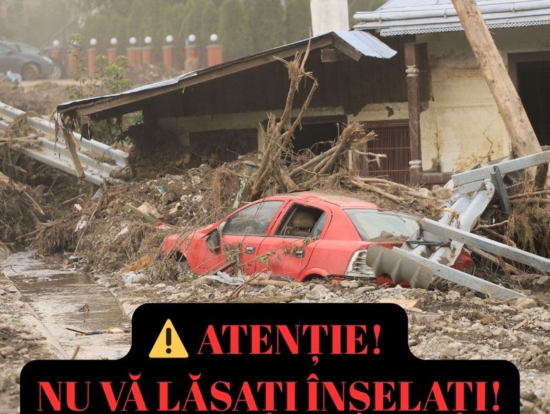 Escrocii profită de pe urma sinistraților din Broșteni: Fotografii reale au fost furate și folosite de cei care pretind că sunt victime