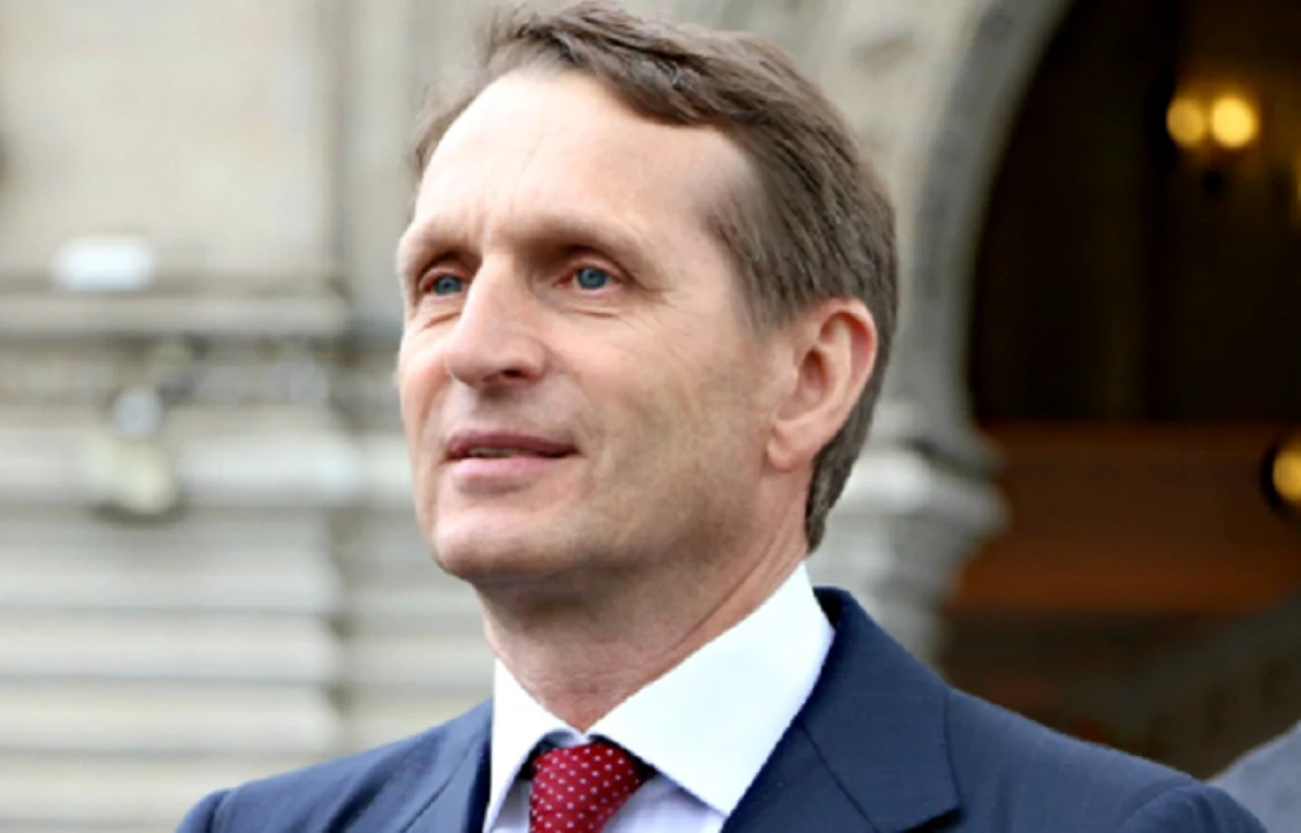 Directorul Serviciului de Informaţii Externe al Rusiei, Serghei Narîşkin.