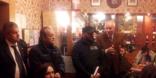 Boc la lansarea cartii despre revolutie