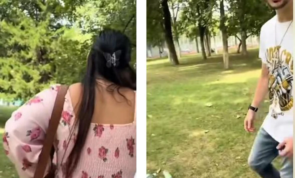 Un bărbat și-a agresat partenera într-un parc din Capitală: „Te calc în picioare, te omor”. Un grup de femei a scăpat-o de agresor