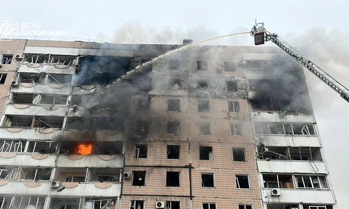 atac rusesc in zaporojie (12) FOTO Telegram DSNS Ucraina jpg