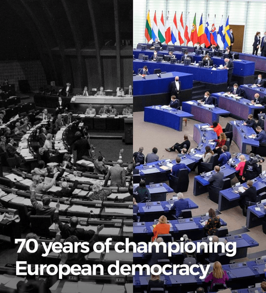 70 de ani de Parlament European, cea mai reprezentativă instituție democratică din lume!