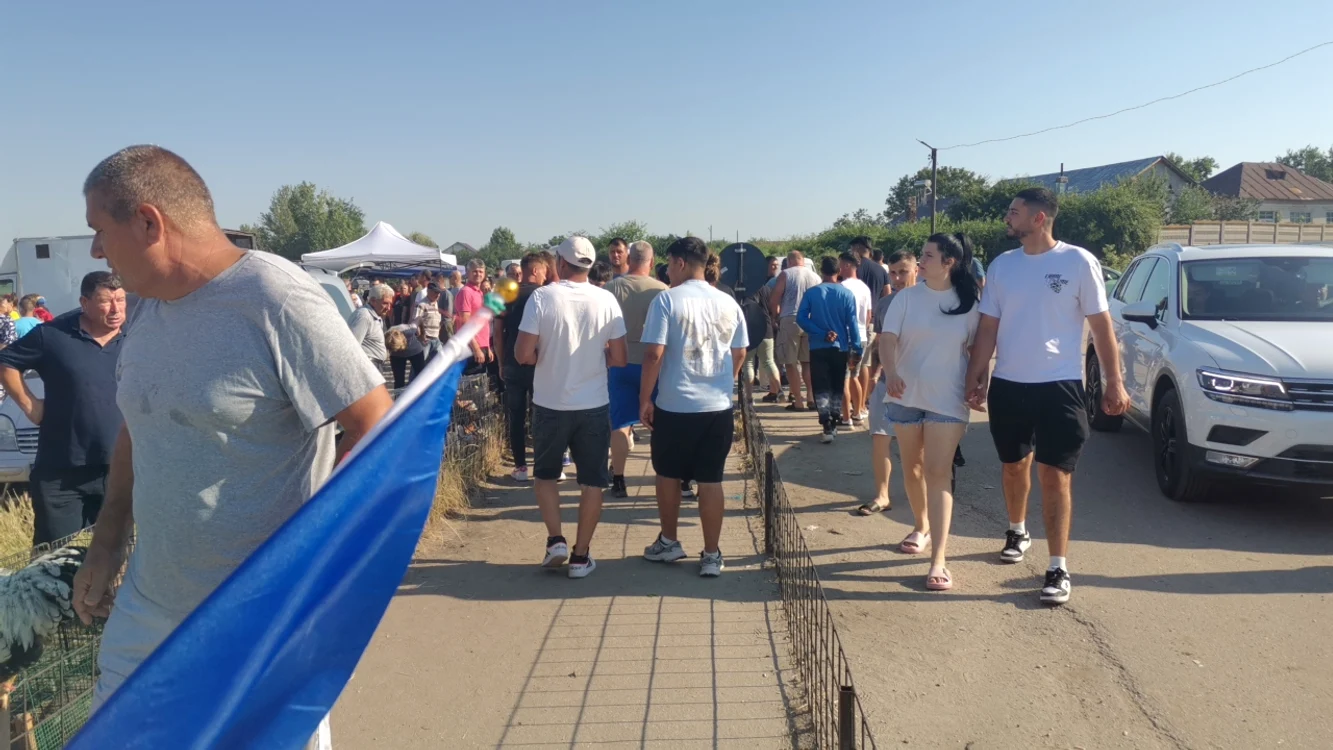 Mulți vizitatori s-au dumirit târziu ce a stricat rutina în târgul oltean FOTo: Alina Mitran