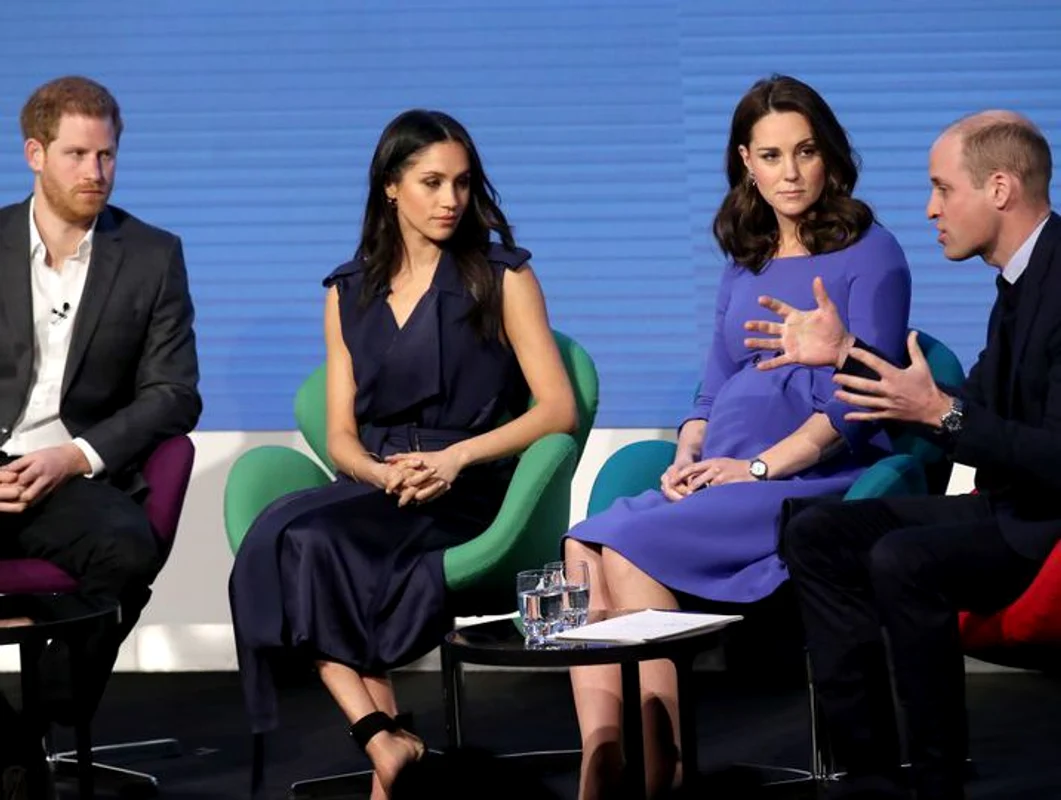 Prințul Harry, Meghan Markle, Kate Middleton și Prințul William