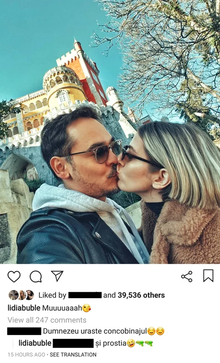 Acesta este schimbul de replici de pe Instagram