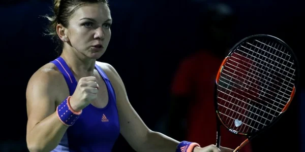 Simona Halep victorie in Dubai FOTO AFP