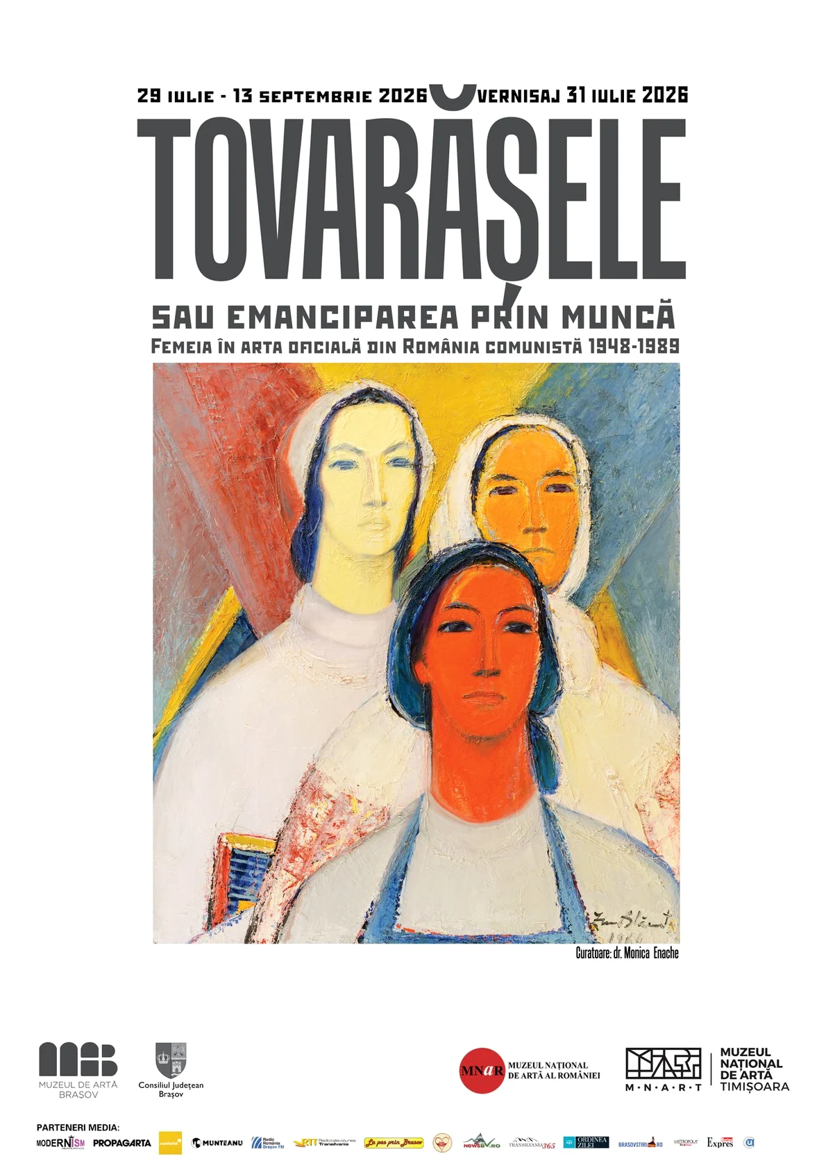 Expoziția „Tovarășele sau emanciparea prin muncă. Femeia în arta oficială din România comunistă 1948-1989”