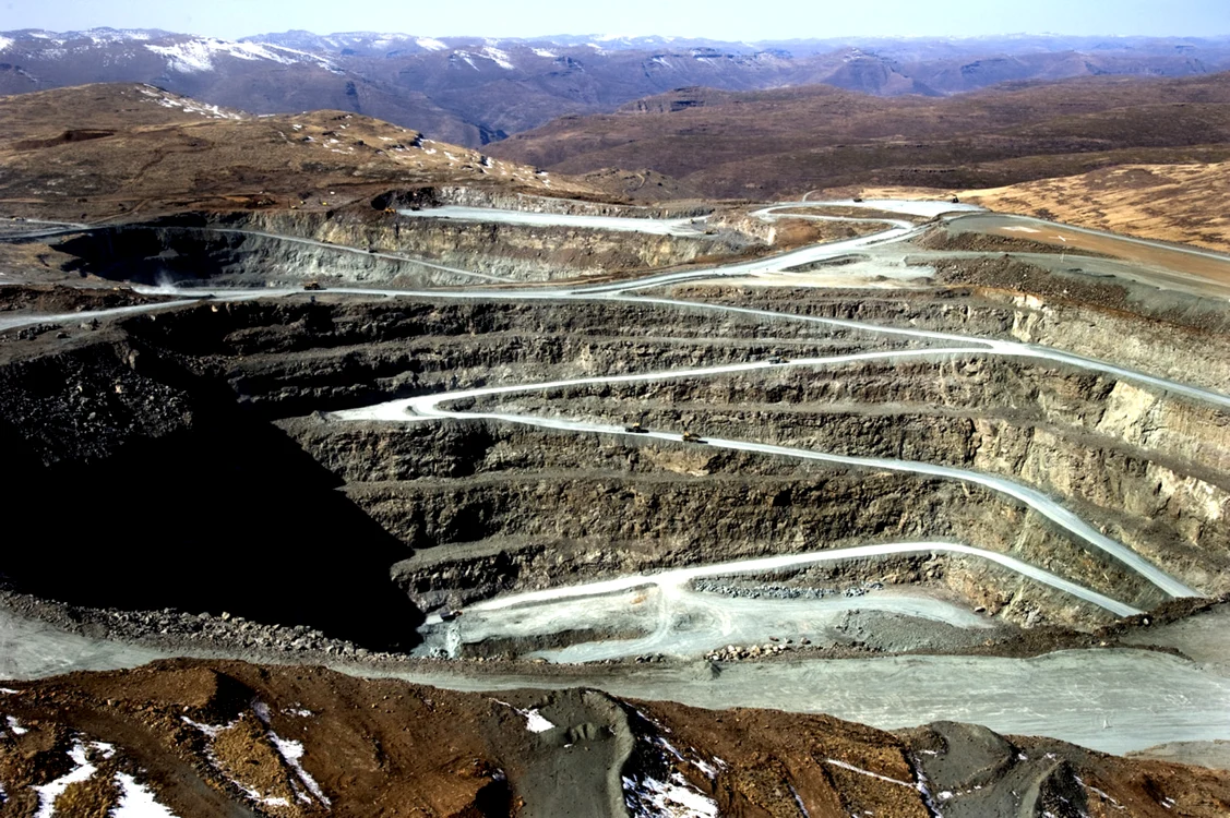 Mina Letseng din Lesotho