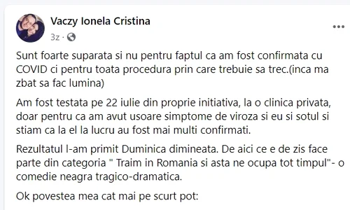 Tânăra din Timișoara și a povestit pățania pe pagina sa de Facebook jpeg