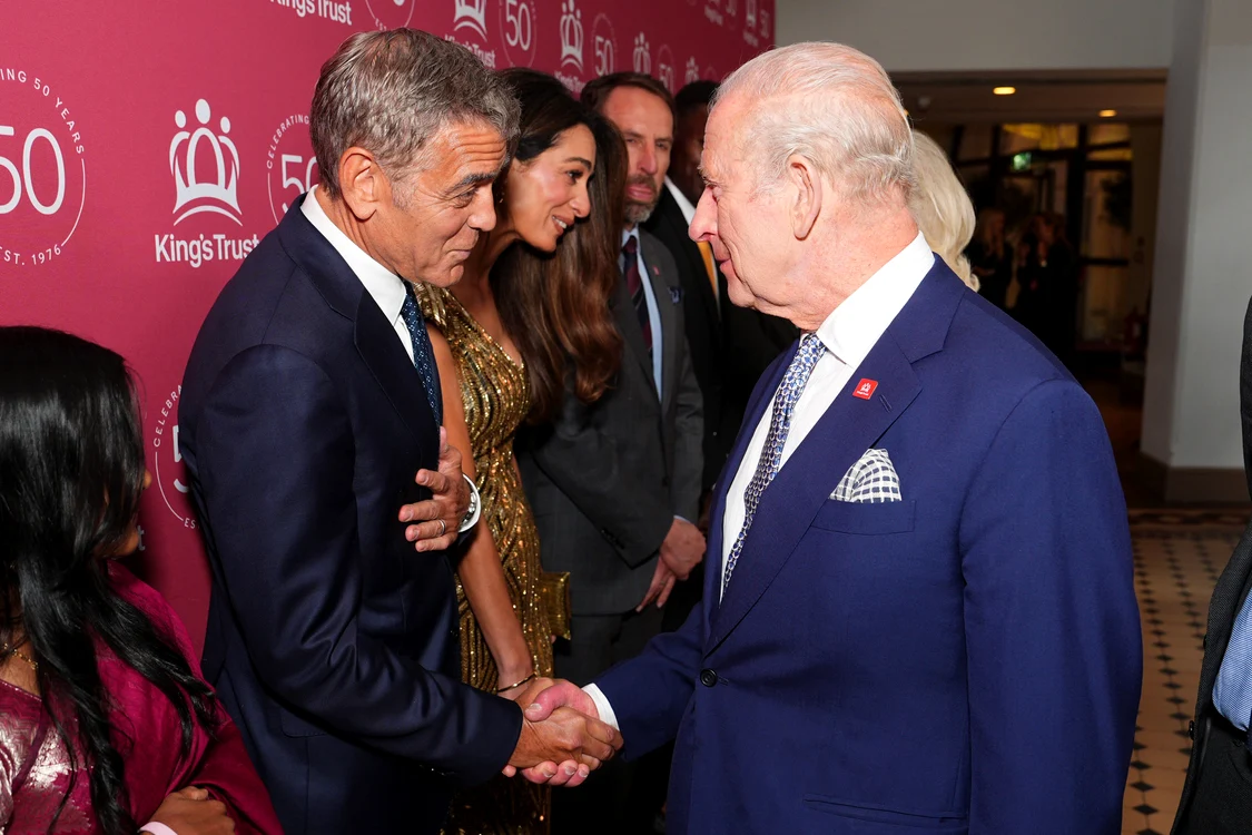 George și Amal Clooney, invitații Regelui,  Profimedia (2) jpg