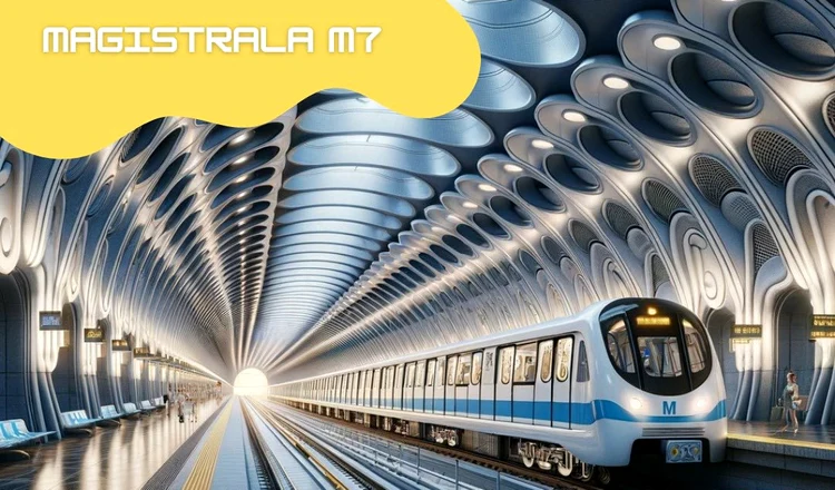 Magistrala de metrou, M7, va lega Piața Unirii de Bragadiru FOTO: Facebook 