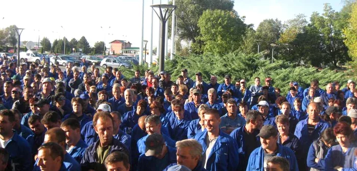 Angajaţii Oltchim au protestat în nenumărate rânduri. FOTO Adevărul