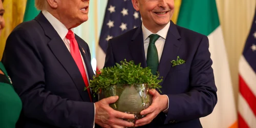 donald trump  Micheál Martin jpg