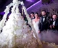 Adelina Pestrișu și Virgil Șteblea, alături de nașii lor, Aura si Daniel Rafte. SURSA FOTO Facebook