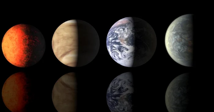 Cele două planete, Kepler 20e şi Kepler 20f, sunt aproape la fel de mari ca Pământul FOTO: NASA