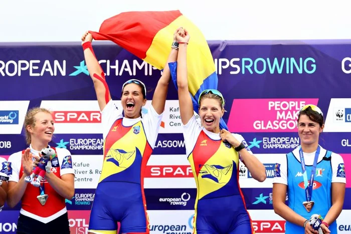 Denisa Tîlvescu si Mădălina Bereș, campioane europene la canotajFoto: GettyImages