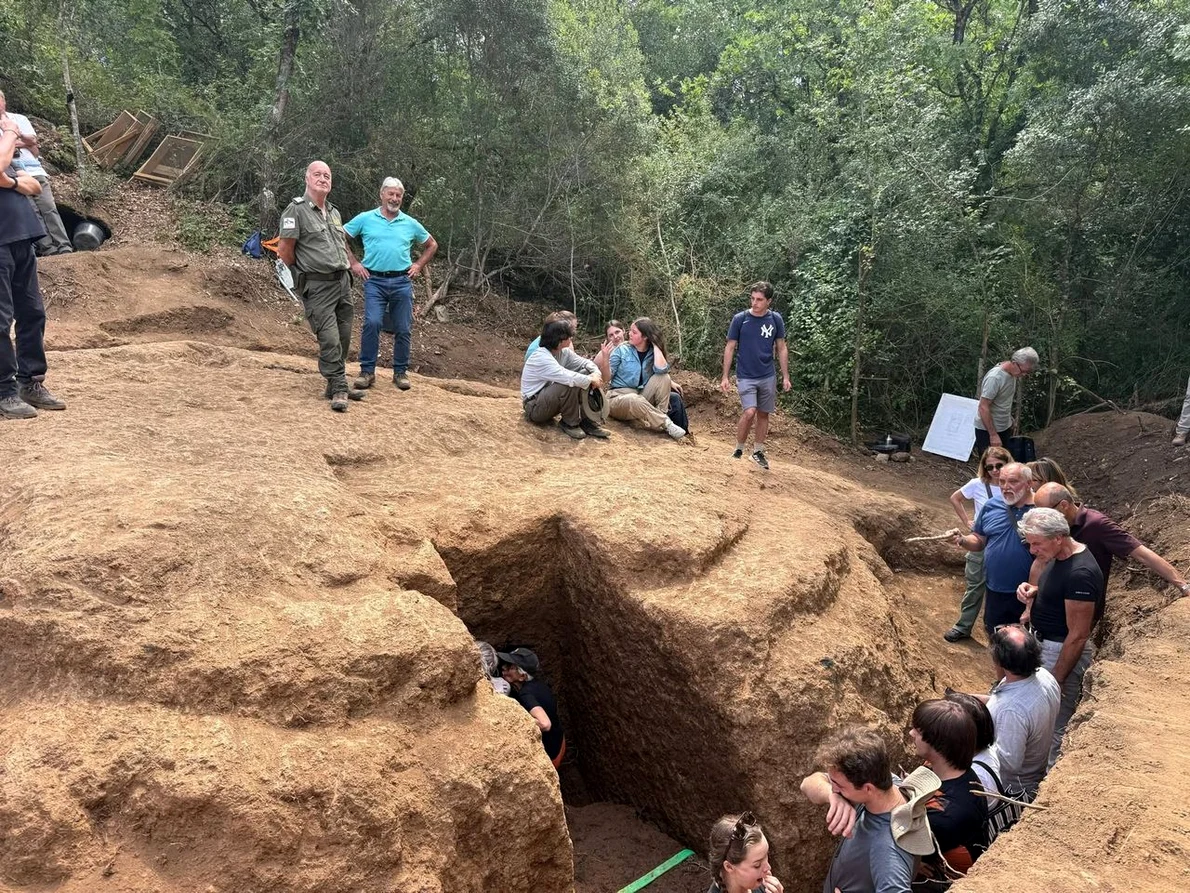 Al doilea mormânt etrusc intact, descoperit în necropola de la San Giuliano (© Soprintendenza Archeologia Belle Arti Paesaggio Etruria Meridionale)