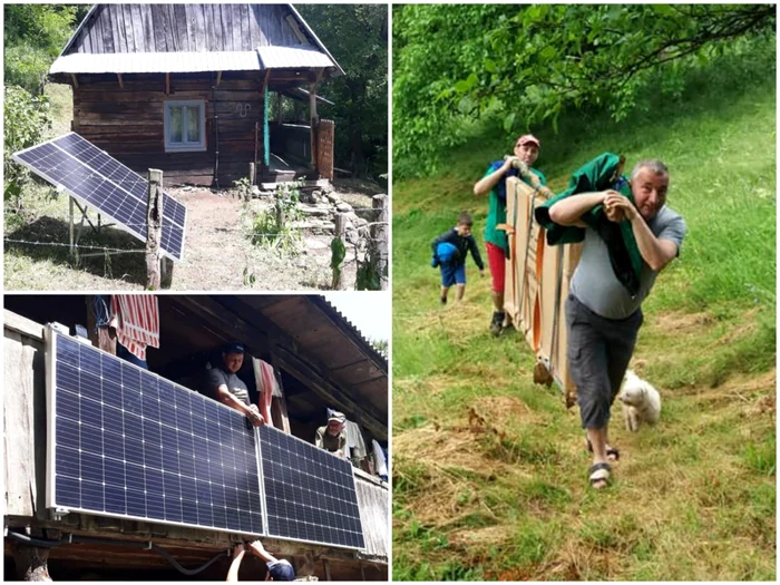 Panourile fotovoltaice au adus lumină în locuinţele din catunul Modoleşti. Foto: Viorica Moga