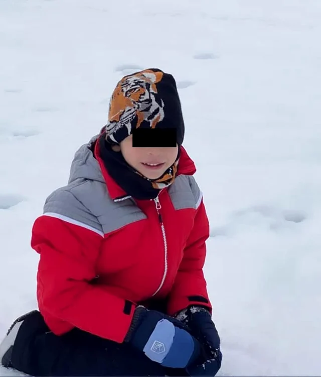 Familia Borcea s-a  bucurat de zilele  petrecute la zăpadă