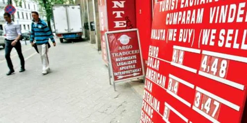 La casele de schimb, şocul valutar provocat de tensiunile politice se propagă cu mare viteză