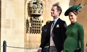 Pippa Middleton a fost la nunta prinţesei Eugenie împreună cu soţul James Matthews, deşi aşteaptă să nască jpeg