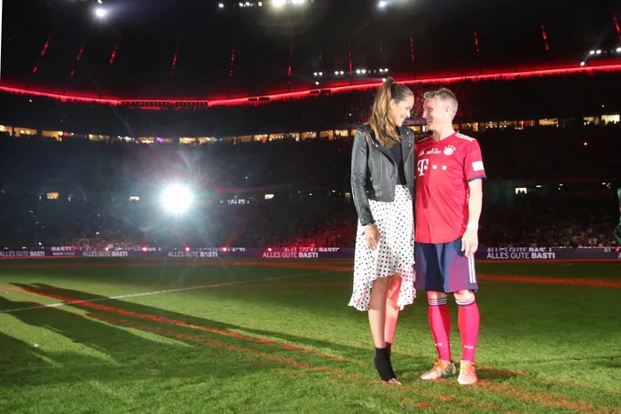 Schweinsteiger şi Ana Ivanovic, o pereche fericită