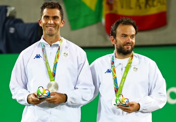 Horia Tecău și Florin Mergea sunt primii și singurii medaliați olimpici ai României la tenisFoto: Guliver / GettyImages