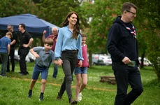 Kate Middleton și Louis, Getty jpg