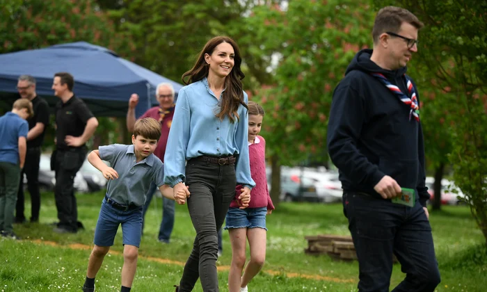 Kate Middleton și Louis, Getty jpg