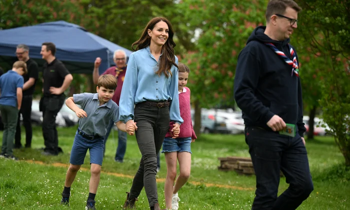Kate Middleton și Louis, Getty jpg