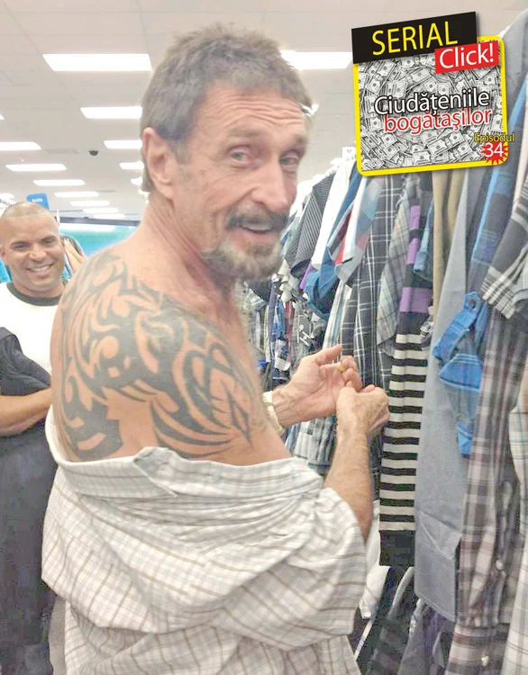 Milionarul John McAfee (Fotografii: hepta)