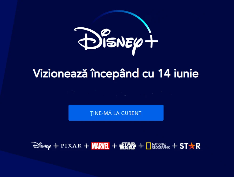 Disney Plus ajunge în România pe 14 iunie