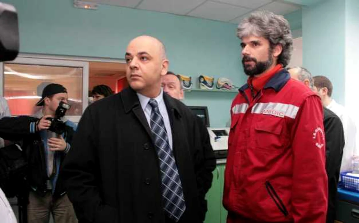 Hadrian Borcea împreună cu Raed Arafat 