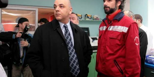 Hadrian Borcea împreună cu Raed Arafat 