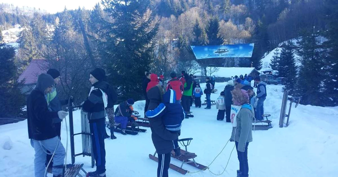 Tinerii s-au accidentat pe pârtia de tubing   Foto: Adevărul