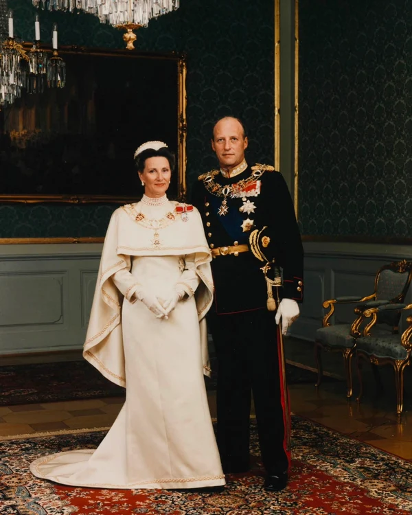 Regina Sonja și Regele Harald.
