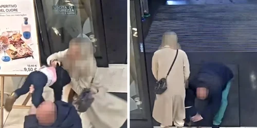 un roman incearca sa rapesca o fetita in italia foto captura video jpeg