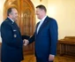 Klaus Iohannis il primeste pe generalul Philip Breedlove FOTO Mediafax 