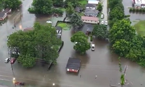 Furtuna tropicală Chantal a lovit estul Statelor Unite Foto Captură video X jpg