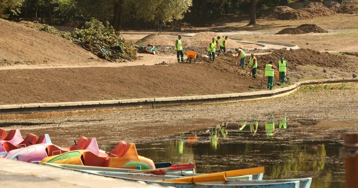 Lucrările la Pacul Noua sunt în toi