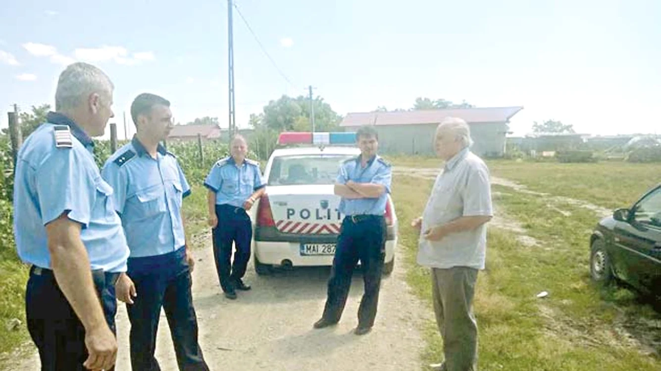 Aici susţine bărbatul  că ar fi avut  casa construită