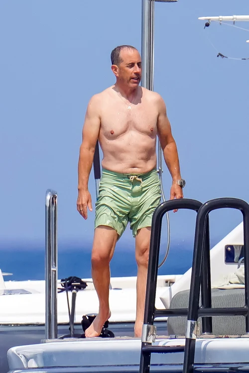 Jerry și Jessica Seinfeld, pe iaht la St Tropez, Foto Profimedia (3) jpg