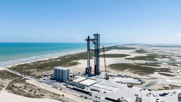 Locul de lansare al rachetelor la Starbase in Boca Chica, Texas FOTO PROFIMEDIA