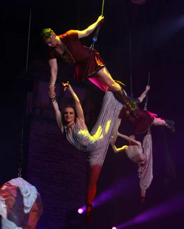 Acrobatii romani le-au lasat o impresie foarte buna artistilor straini